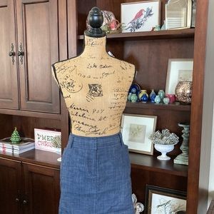 J. Crew Classic Jean Skirt Size 14